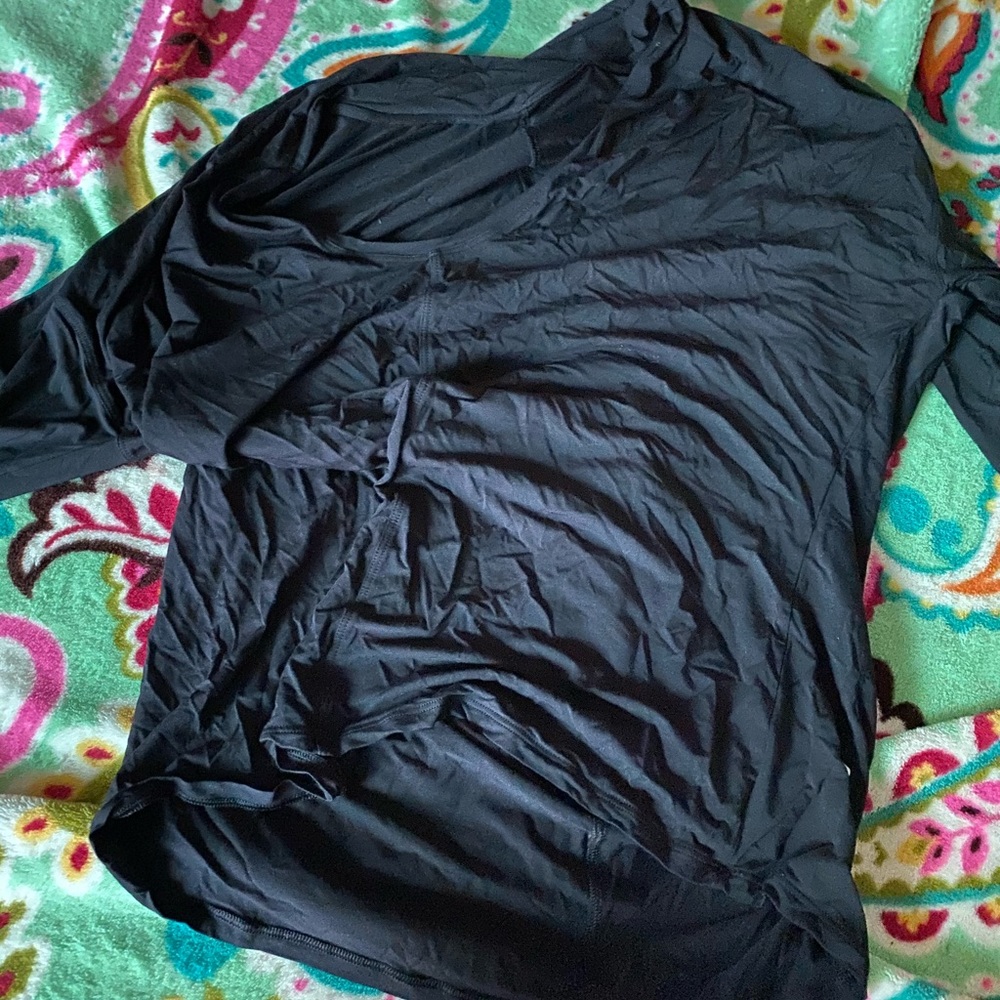 black lulu top
